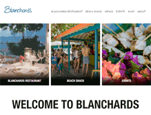 Tablet Screenshot of blanchardsrestaurant.com